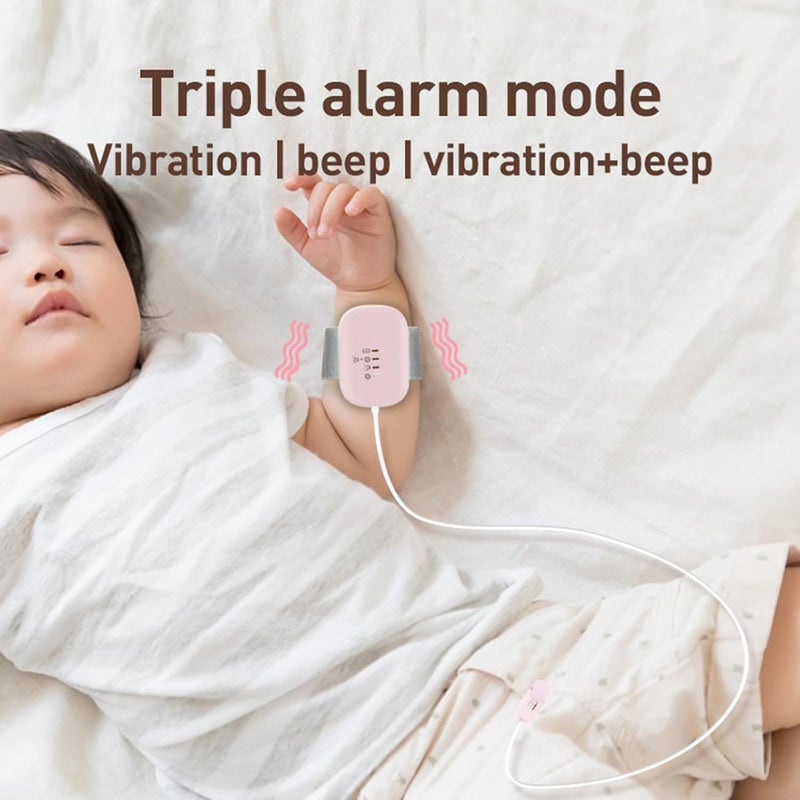 Yoicee Bedwetting Alarm for Boys Girls, Night Time Potty Training Alarm Whit 3 Working Modes, Highly Sensitive Moisture Sensor, USB Rechargeable – Stop Bedwetting Fast, Pink - Image 3